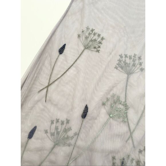 Moschino Cheap and Chic Sheer Mesh Embroidered Cami Slip Dress NWT XS Y2K - Picture 6 of 10